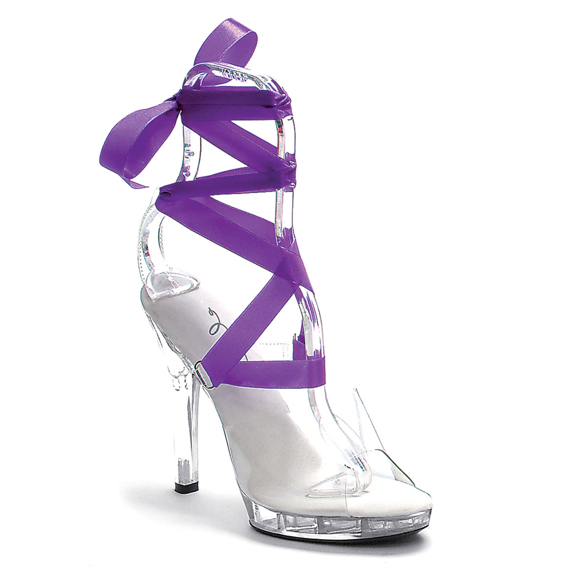 5 Heel Sandal  With 7 Interchangeable Ribbons