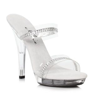 5 Heel Rhinestone Sandal