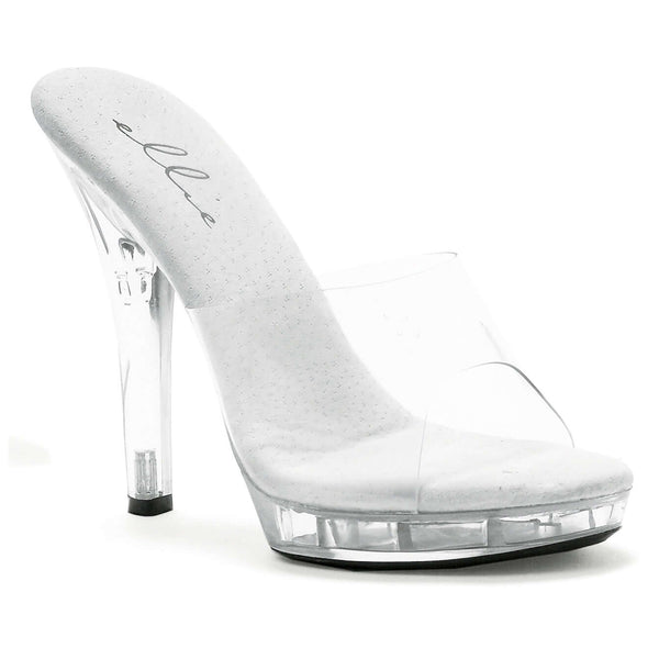 Clear High Heel Mule