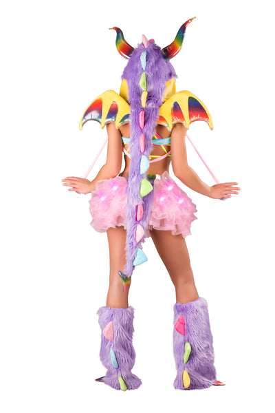 Rave Rainbow Dragon Costume